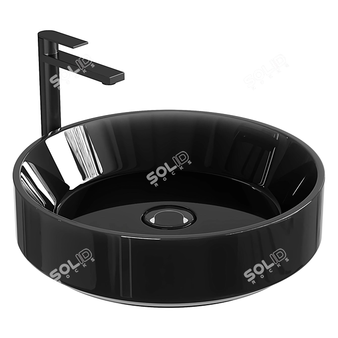 Transparent Resin Amiens Smoky Schwarz 3D model image 1