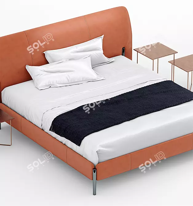 Title: Elegant Molteni Beds - NICK 3D model image 3