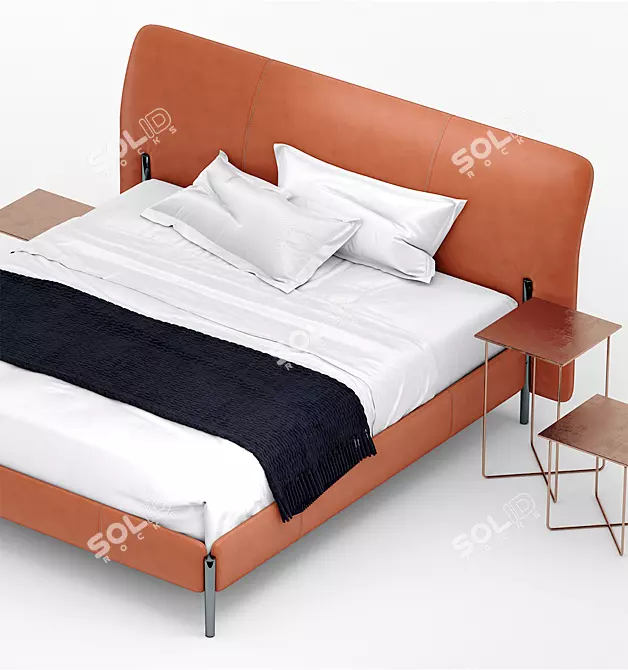 Title: Elegant Molteni Beds - NICK 3D model image 4