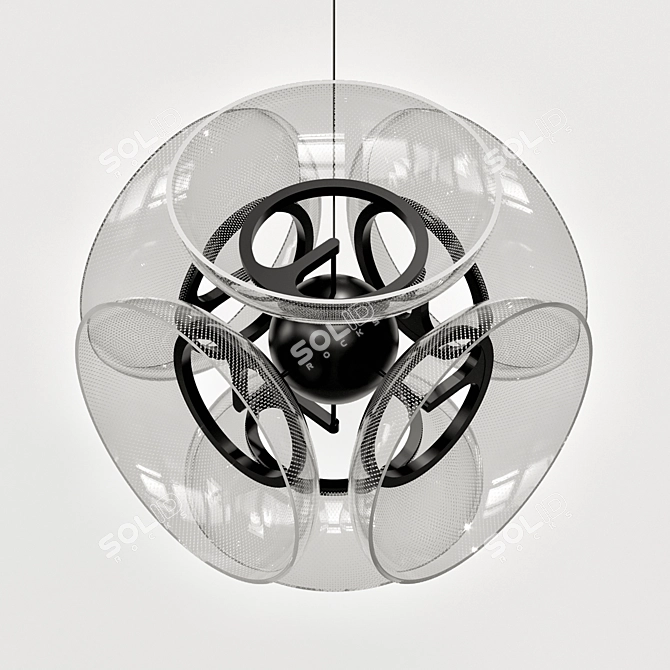 Modern Pendant Light Fixture 3D model image 3