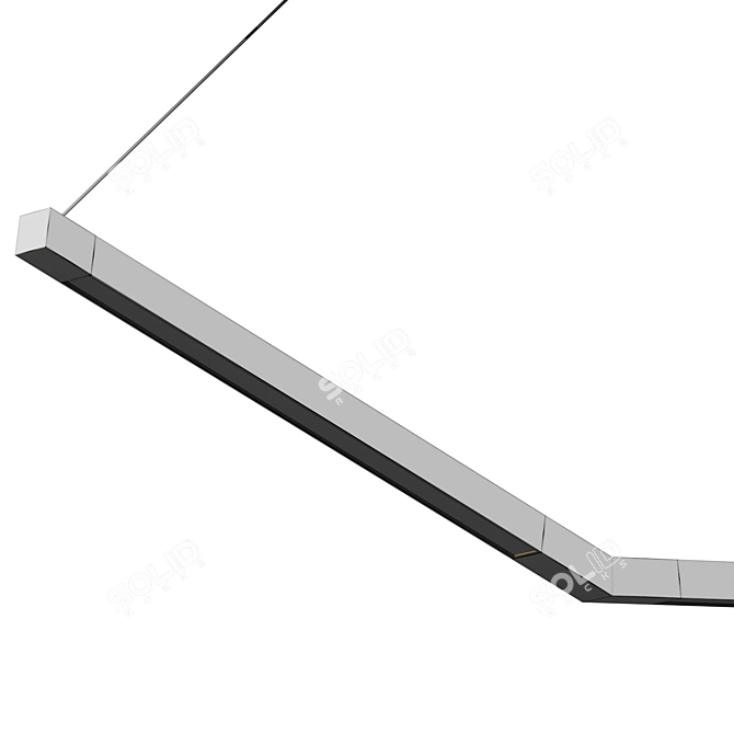 Geometric Arch Pendant Light 3D model image 4