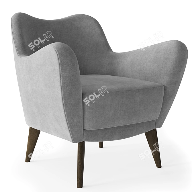 Modern RH Florent Chair - Restoration Hardware 3D model image 1