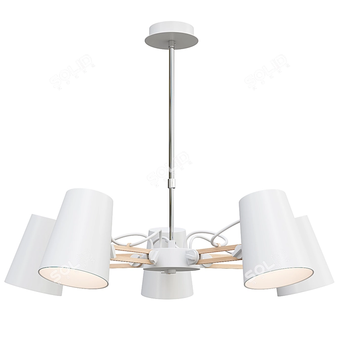 Modern Mantra 3770 Pendant Light 3D model image 2