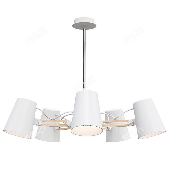 Modern Mantra 3770 Pendant Light 3D model image 3