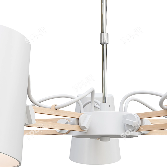 Modern Mantra 3770 Pendant Light 3D model image 5