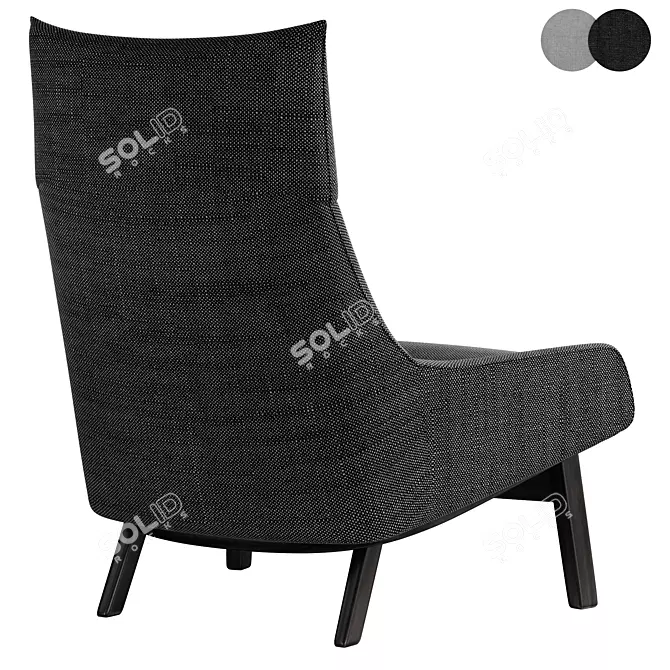 Modern Sunday Armchair Furniture 3D model image 4
