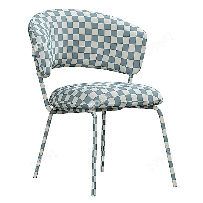 Modern Mimi Dining Chair 3D model image 4