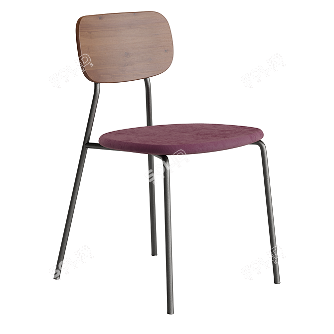 Minimalist Eero Chair Collection 3D model image 4