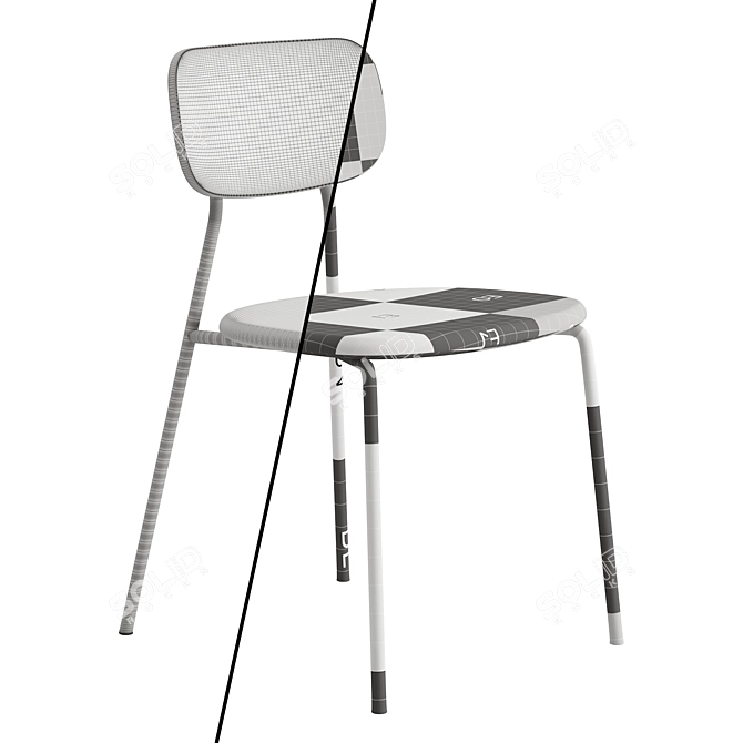 Minimalist Eero Chair Collection 3D model image 7