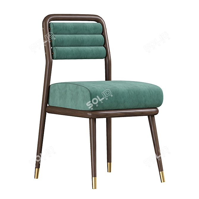 Contemporary Dining Chair Lovano 3D model image 1