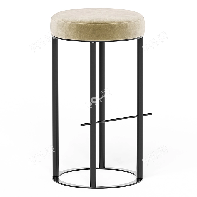 KENE Stool: Versatile Seating Solution 3D model image 1