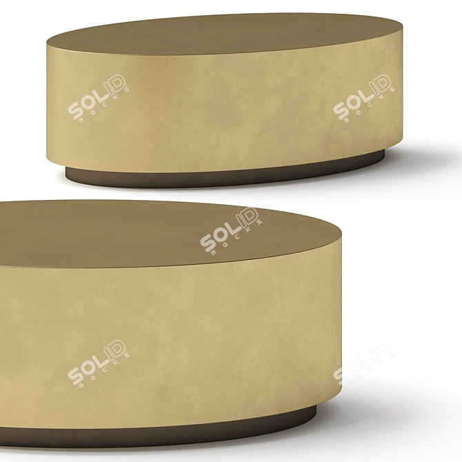 Contemporary Suki Coffee Table Rendered 3D model image 1