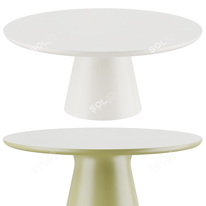 Outdoor Elegance: Spin Cocktail Table 3D model image 2