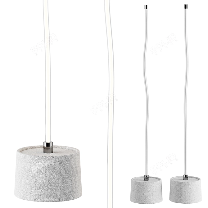 Boho Chic Pendant Light 3D model image 1