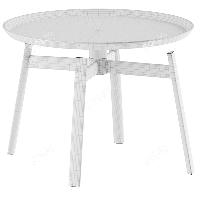 Modish Husk Small Table 3D model image 3