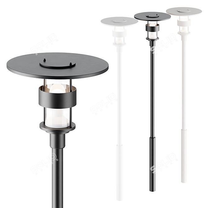 Modern Outdoor Lighting Louis Poulsen 3D model image 1