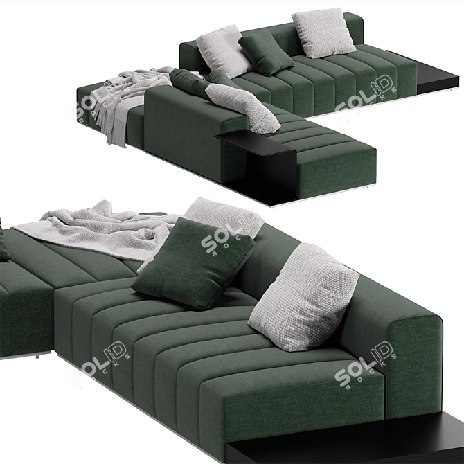 Elegant Modular Design Sofa 06 3D model image 5