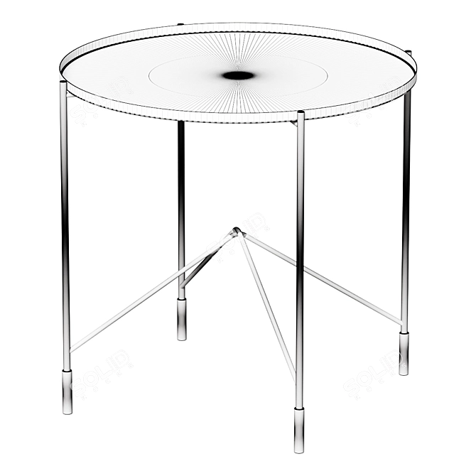 Enamel Petite Coffee Table 3D model image 2