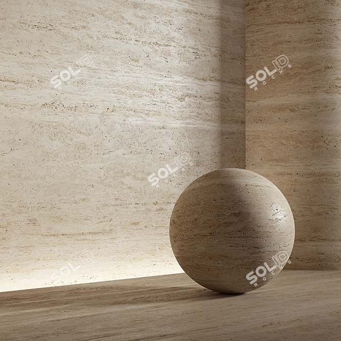 Stone Material Texture Pack, Seamless 3D model image 1