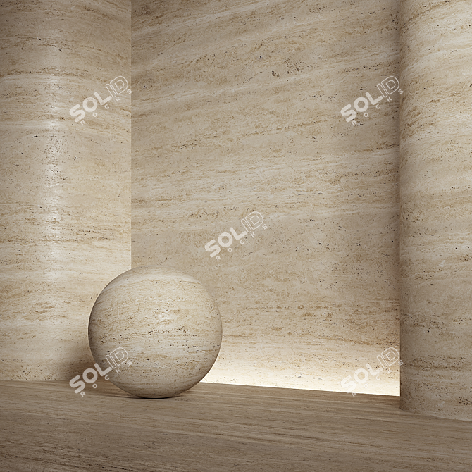 Stone Material Texture Pack, Seamless 3D model image 3