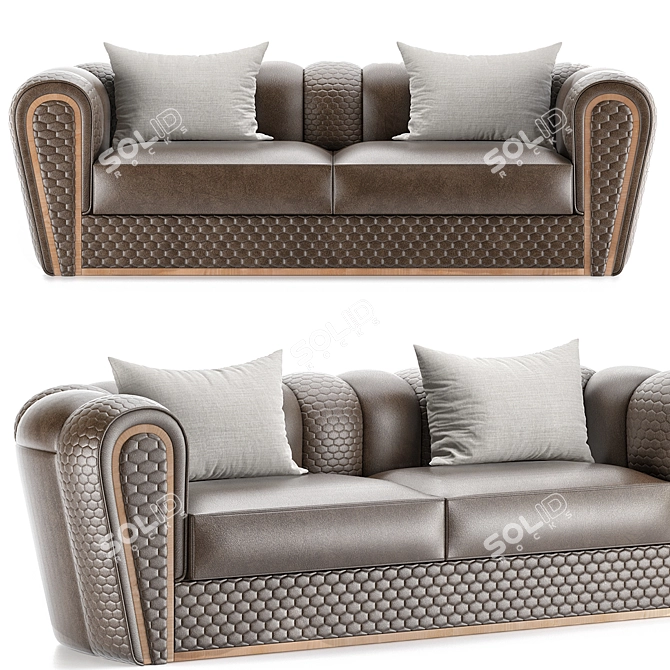 Tonino Lamborghini Casa RITA CURVE Sofa 3D model image 1