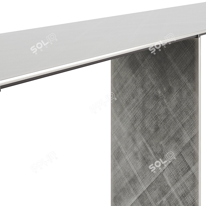 Modern Italian Cattelan Tee Console 3D model image 2