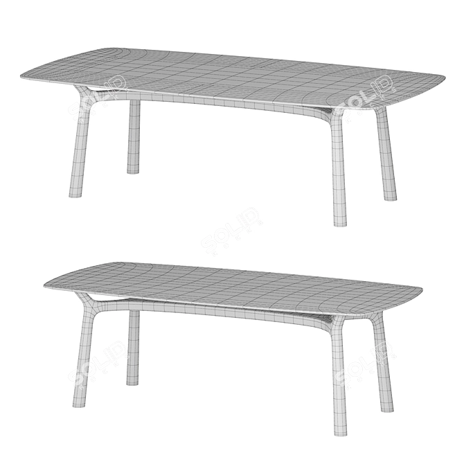 Modern Design Giorgetti Memos Table 3D model image 5