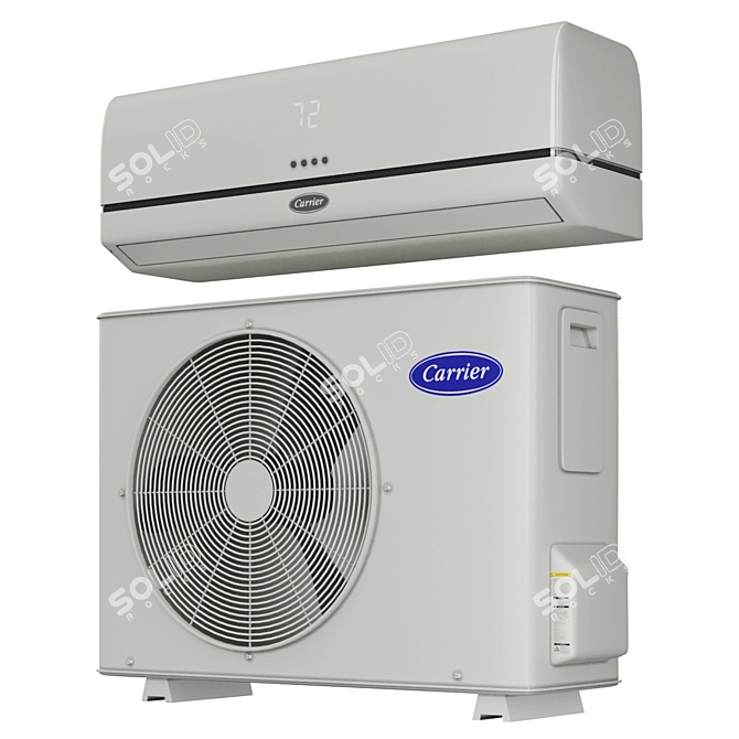 Carrier Ductless Mini Split AC 3D model image 4