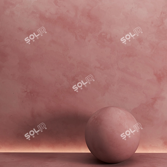 PBR Decorative Plaster Materials Pack 3D model image 4