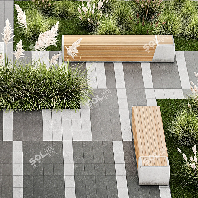 Urban Oasis Plant Collection 3D model image 5