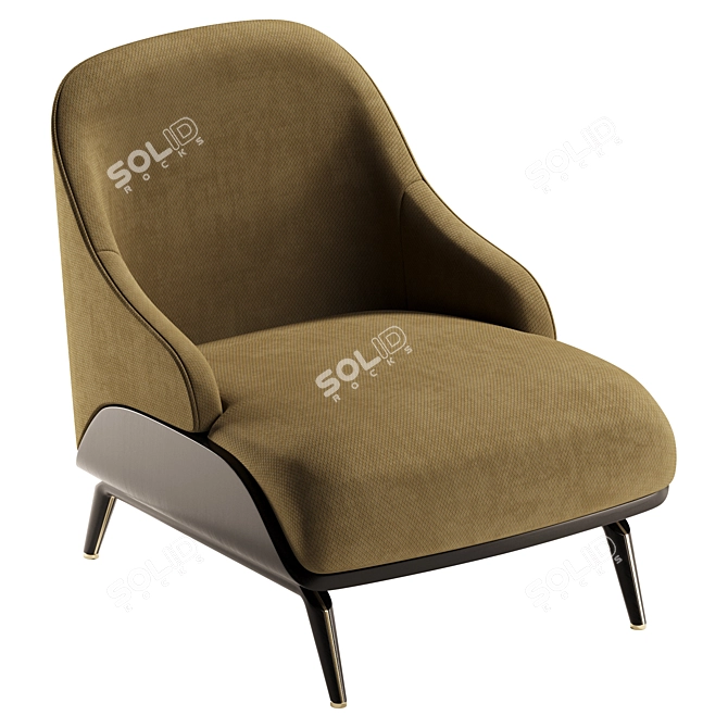 Aster Brigit 2017 Armchair Corona 3D model image 2