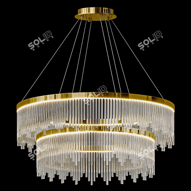 Enchanting Fairy Tale Chandelier Options 3D model image 3