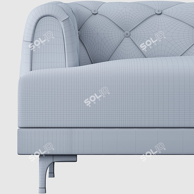 Luxury Modern Navona Sofa Set 3D model image 5