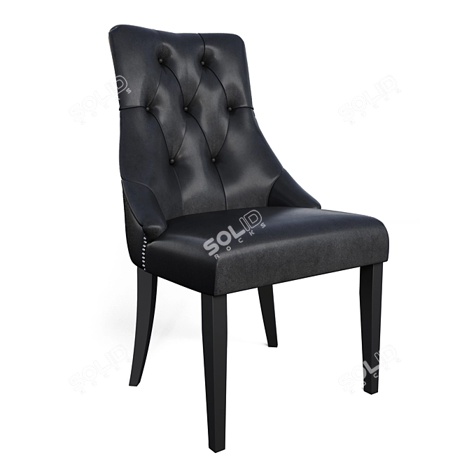 Henry Dining Chair: Uncompromising Elegance 3D model image 1