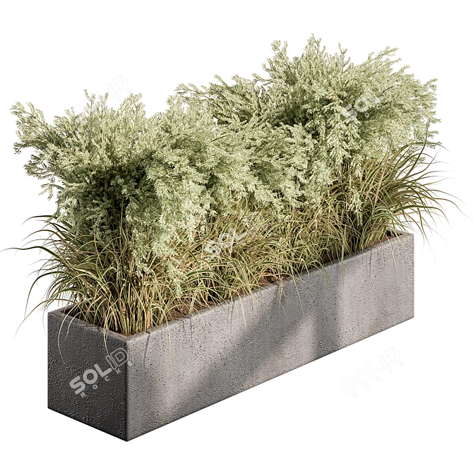 Outdoor Plant Box Set by 478 3D model image 2