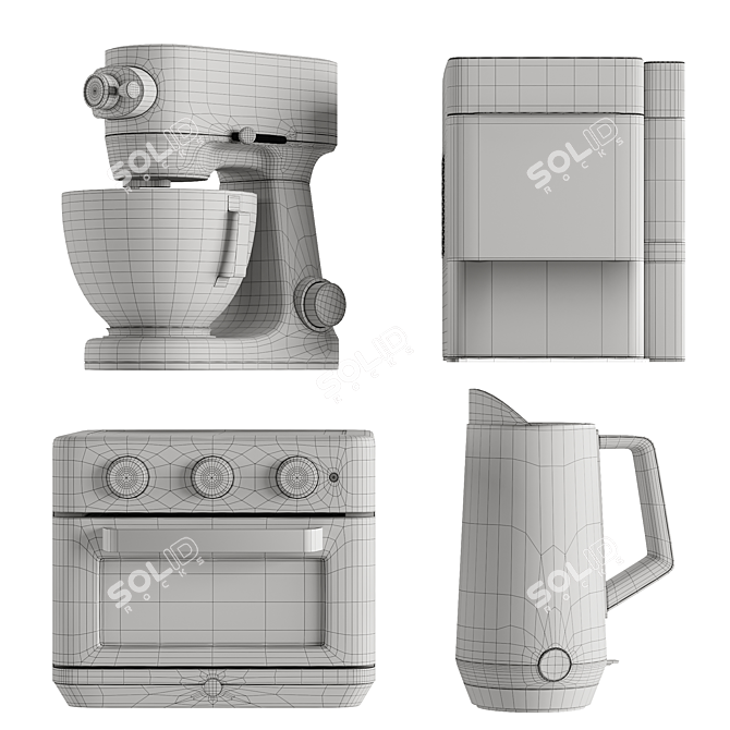 GE CoolTouch Kettle & More 3D model image 6
