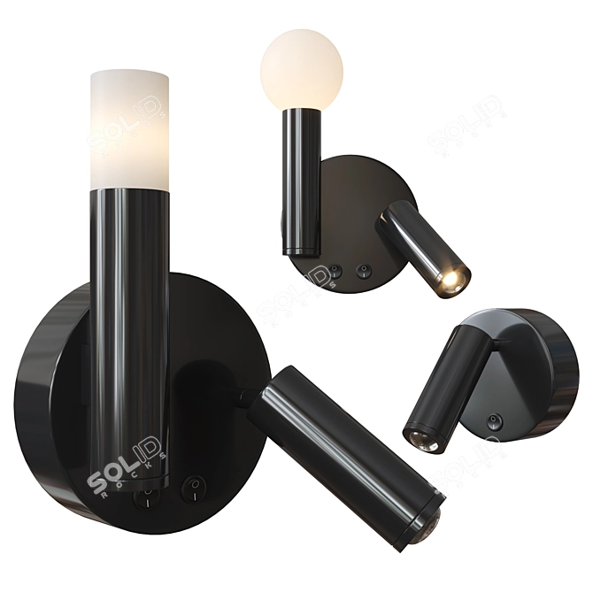 Modern Wall Lamp Fedde B 3D model image 1