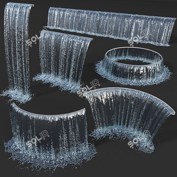 Versatile Water Collection for Projects 3D model image 1