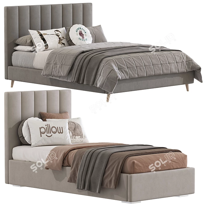 Colette 294 Bed Bundle 3D model image 1