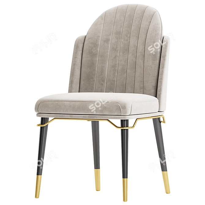 Modern Designer Chair LaLume 3D model image 2