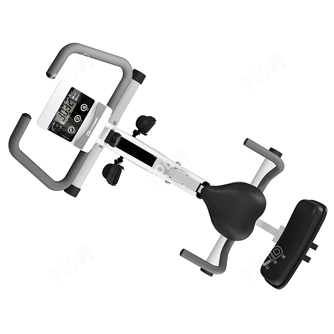 Compact Fit Folding Exercise Bike 3D model image 3