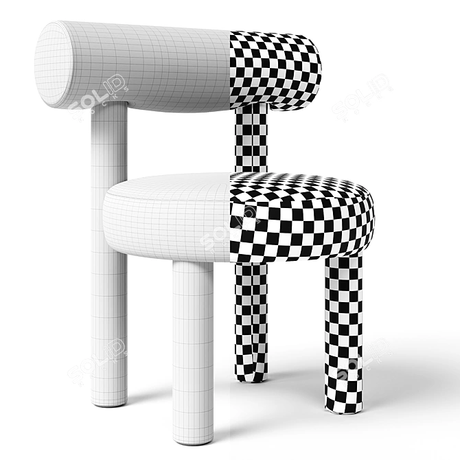 Gropius Miniature Kids Chair 3D model image 5