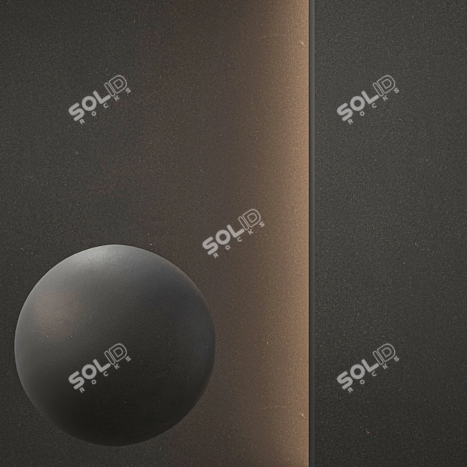 Seamless Concrete Texture Set 3D model image 1