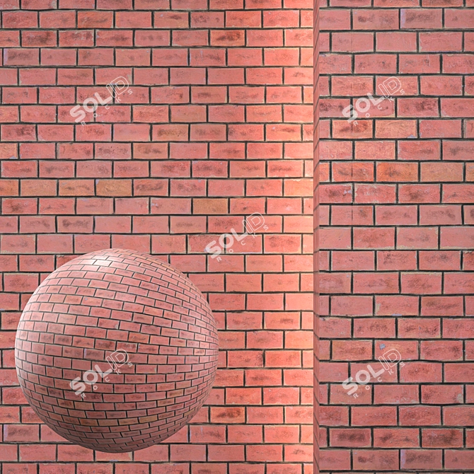 Seamless Brick Texture Pack 3D model image 1