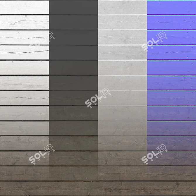 Seamless Wood Texture Pack 3D model image 2