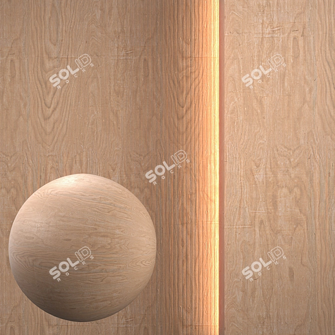 Seamless Wood Texture Bundle 3D model image 1