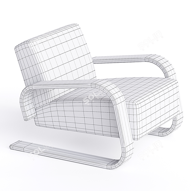 400 TANK Chair by Artek 3D model image 3