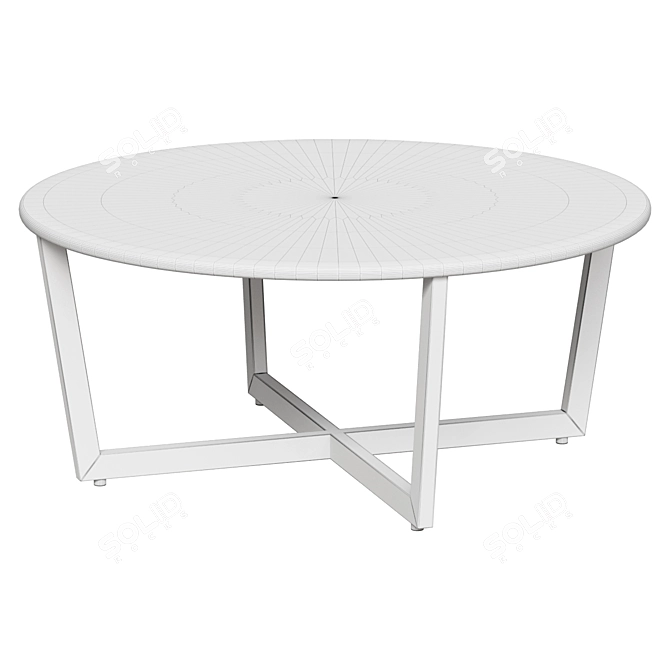 Llona 36" Round Coffee Table 3D model image 2