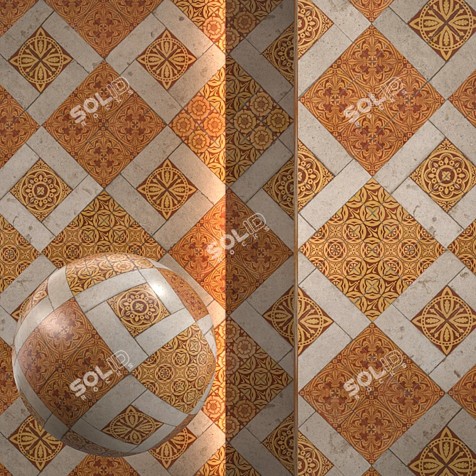  Seamless Pavement Texture Pack 3D model image 1