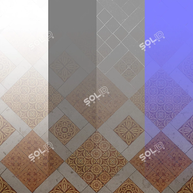  Seamless Pavement Texture Pack 3D model image 2